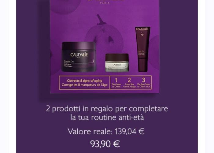 Routine anti-età Caudalie